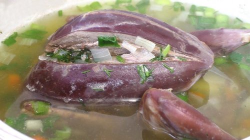 Суп из куропатки. Вкус лета.