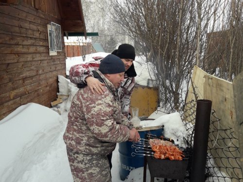 Шкварчим на дачьке)))