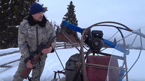 Охота на боровую дичь! Аэросани начинает держать, закрытие сезона