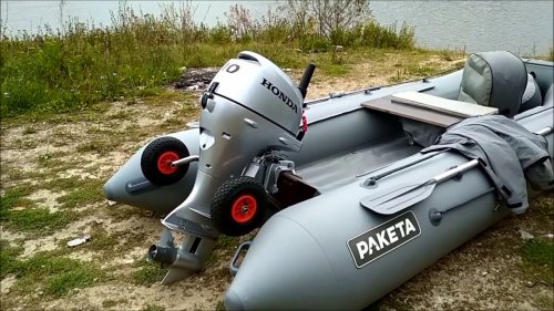 НОВЫЙ мотор Honda BF10DK2 SHU и Ракета РЛ-350 first run new engine