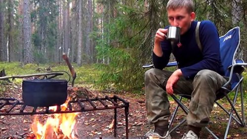 2 дня в таежной избе. Встреча с медведем. Взял глухаря