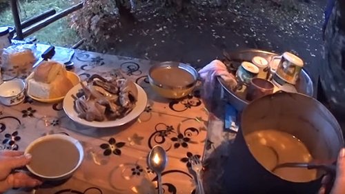 Эвенкийская таежная кухня. Утиный суп