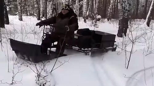 Переделка заводского мотобуксировщика в супертолкач, или наплевательское отношение производителя к нам