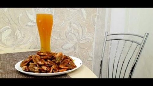 За уши не оттащишь. Креветки жареные с чесноком, в соевым соусе. Бомба рецепт!!!
