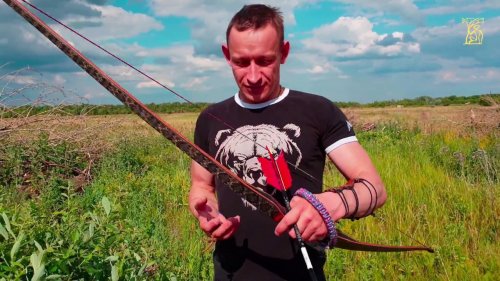 Охота на фазана из лука!