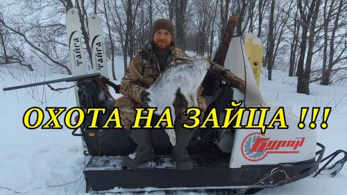 Охота на зайца Русака, по свежим следам!!!