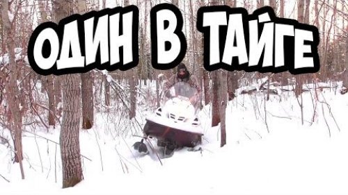 Один в тайгу на снегоходе ТАЙГА ВАРЯГ 550.Таежные приключения