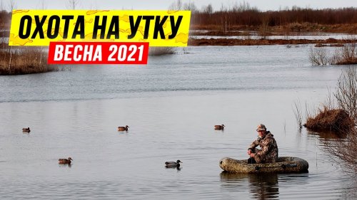 Охота на утку 2021. Охота с чучелами уток. Открыли сезон!