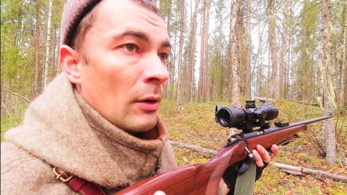 ОХОТА С НАРЕЗНЫМ ОРУЖИЕМ НА РЯБЧИКА / С МЕЛКАШКОЙ НА БОРОВУЮ ДИЧЬ / ПТИЦА ЛЕТИТ НА МАНОК ОТЛИЧНО!