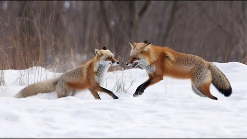 Две минуты - две лисы. Охота на лис с 22LR / Two minutes - two foxes. Fox hunting with 22LR