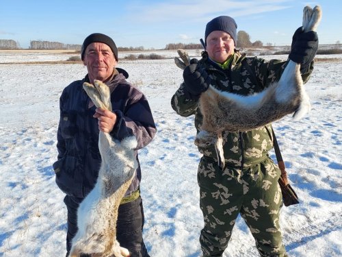 С трофеями!