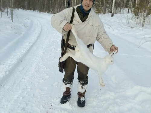 Охота на зайчика удалась.