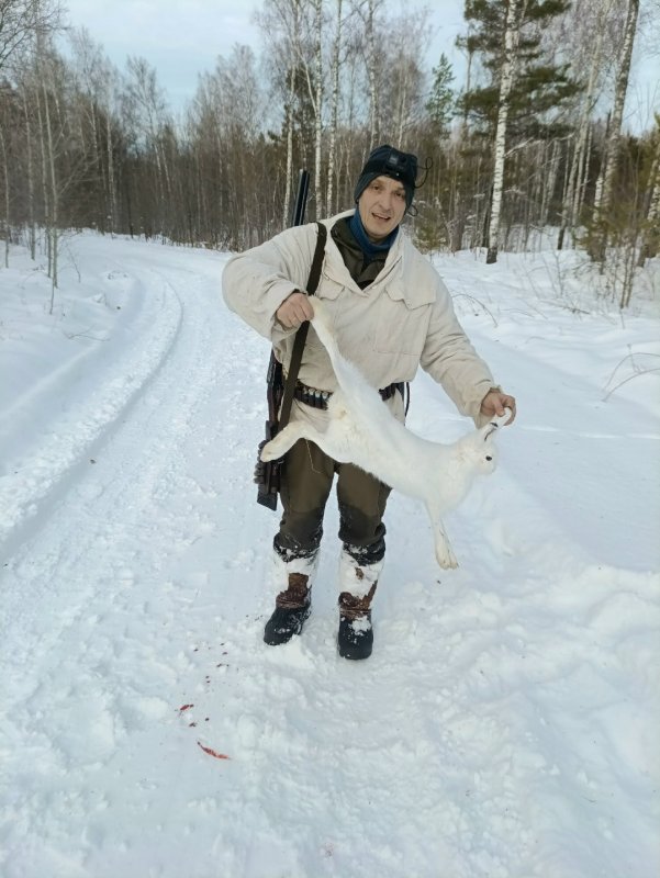 Охота на зайчика удалась.