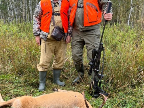 С отцом на трофейной охоте