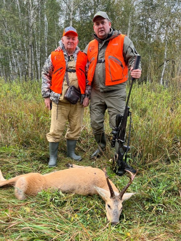 С отцом на трофейной охоте