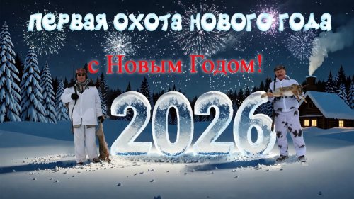 ПЕРВАЯ ОХОТА 2026  ГОДА. Охота на зайца-русака 2026