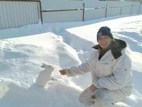 Первый заяц 2026 года, за сезон седьмой.