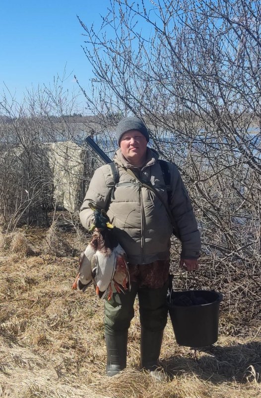 Открытие охоты с подсадной.